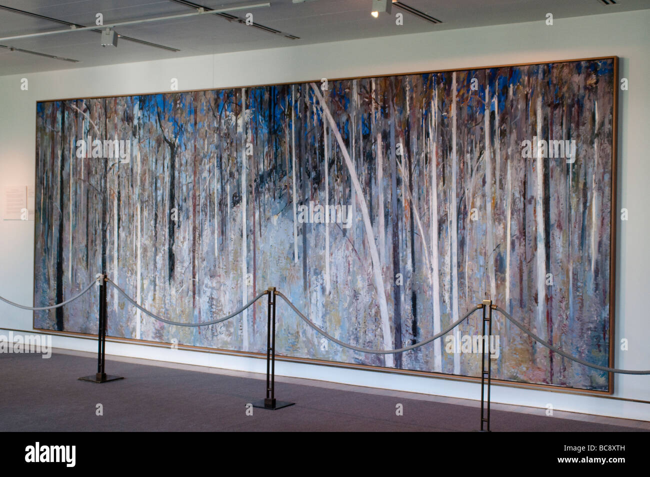 Arthur Boyd Painting Untitled in the New Parliament House, Canberra, ACT Australia Stock Photo