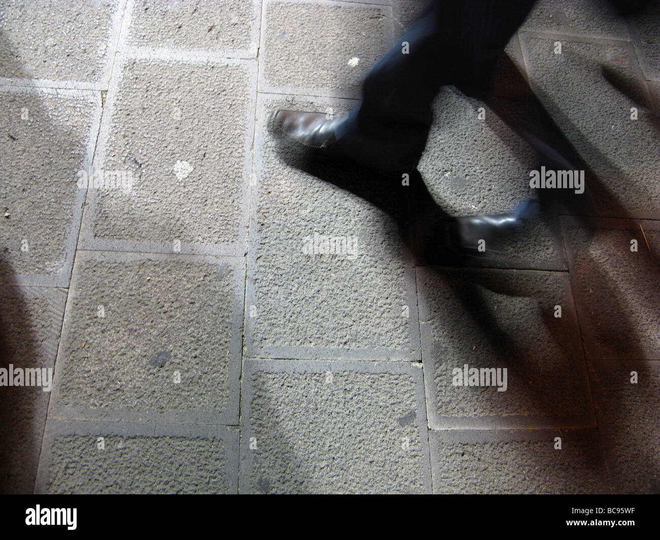 Man woman walking night shoes hi-res stock photography and images - Alamy