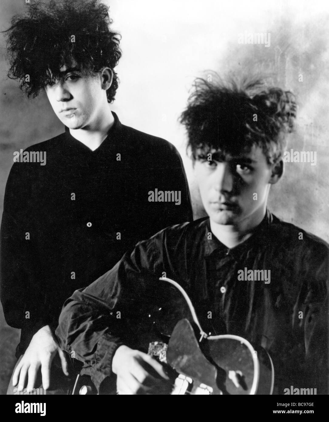 THE JESUS AND MARY CHAIN - UK pop duo brothers Jim and William Reid Stock Photo