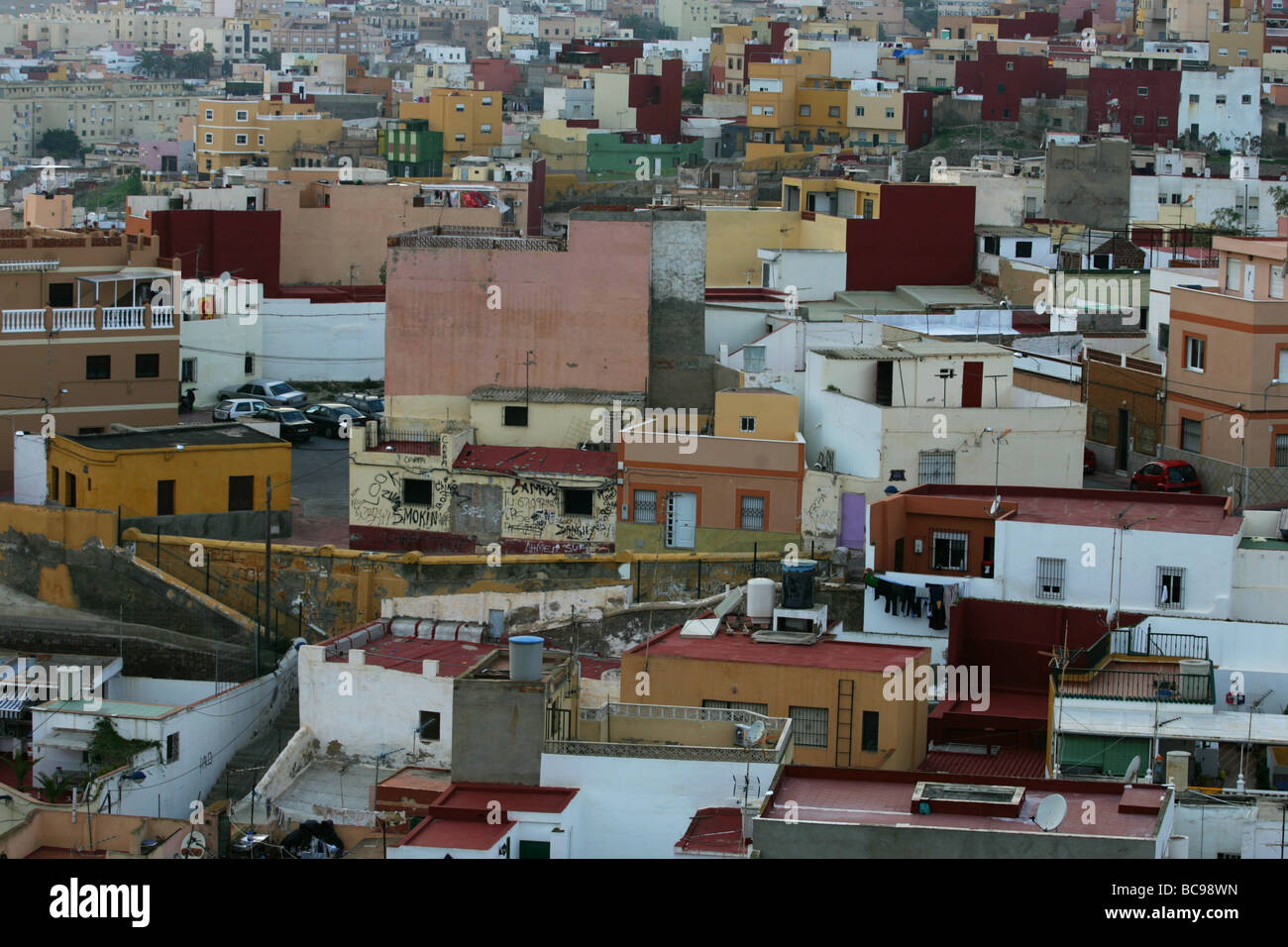 A view of Melilla Spain Stock Photo