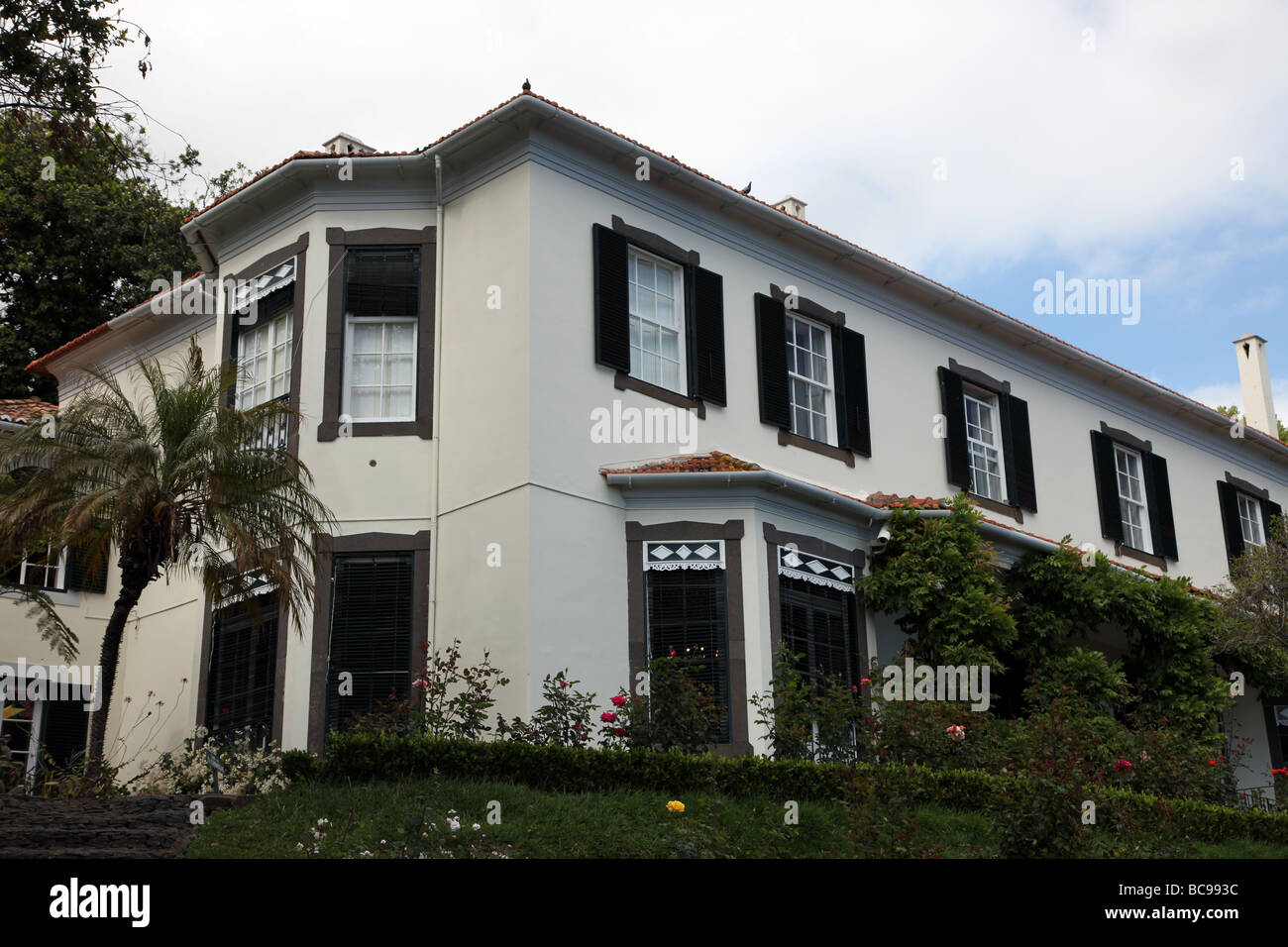 Reid family home,  Madeira Stock Photo