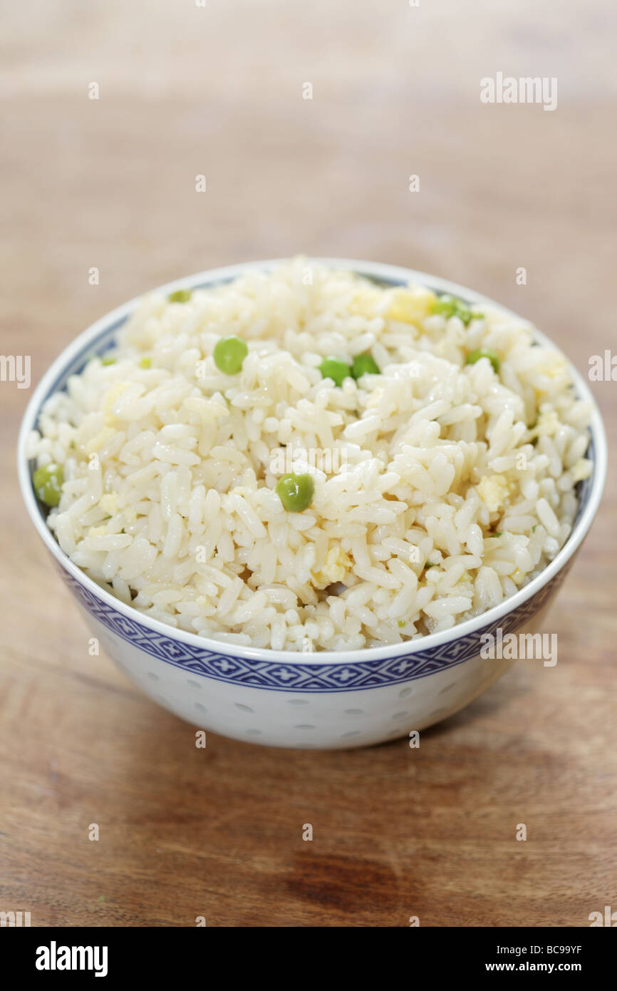 Egg Fried Rice Stock Photo