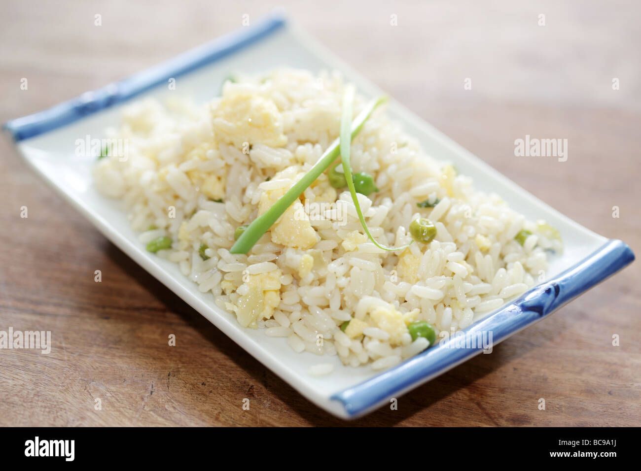 Egg Fried Rice Stock Photo