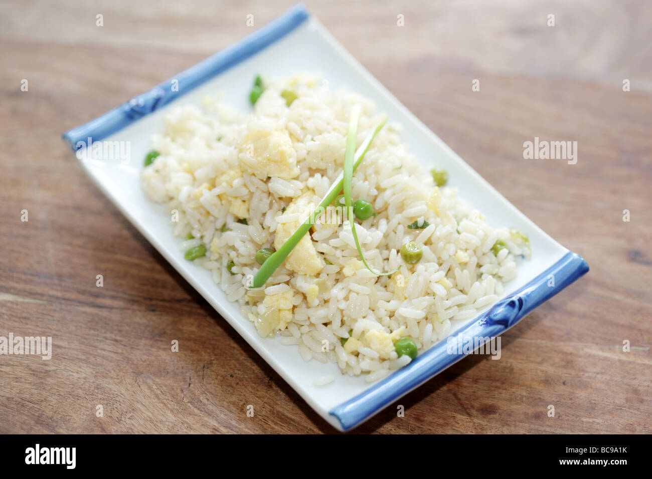 Egg Fried Rice Stock Photo