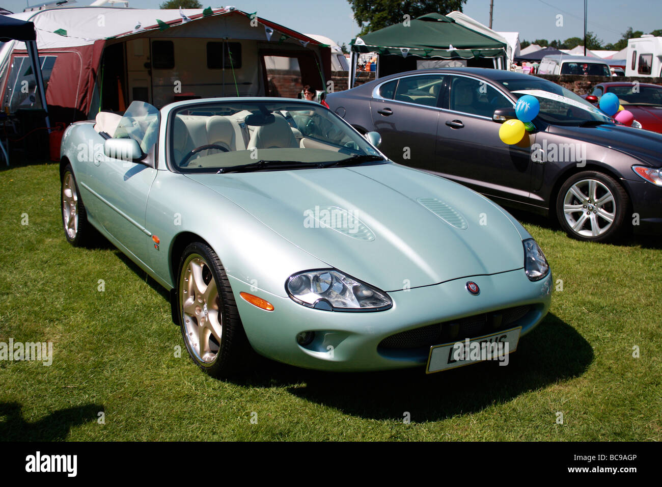 jaguar soft top Stock Photo Alamy