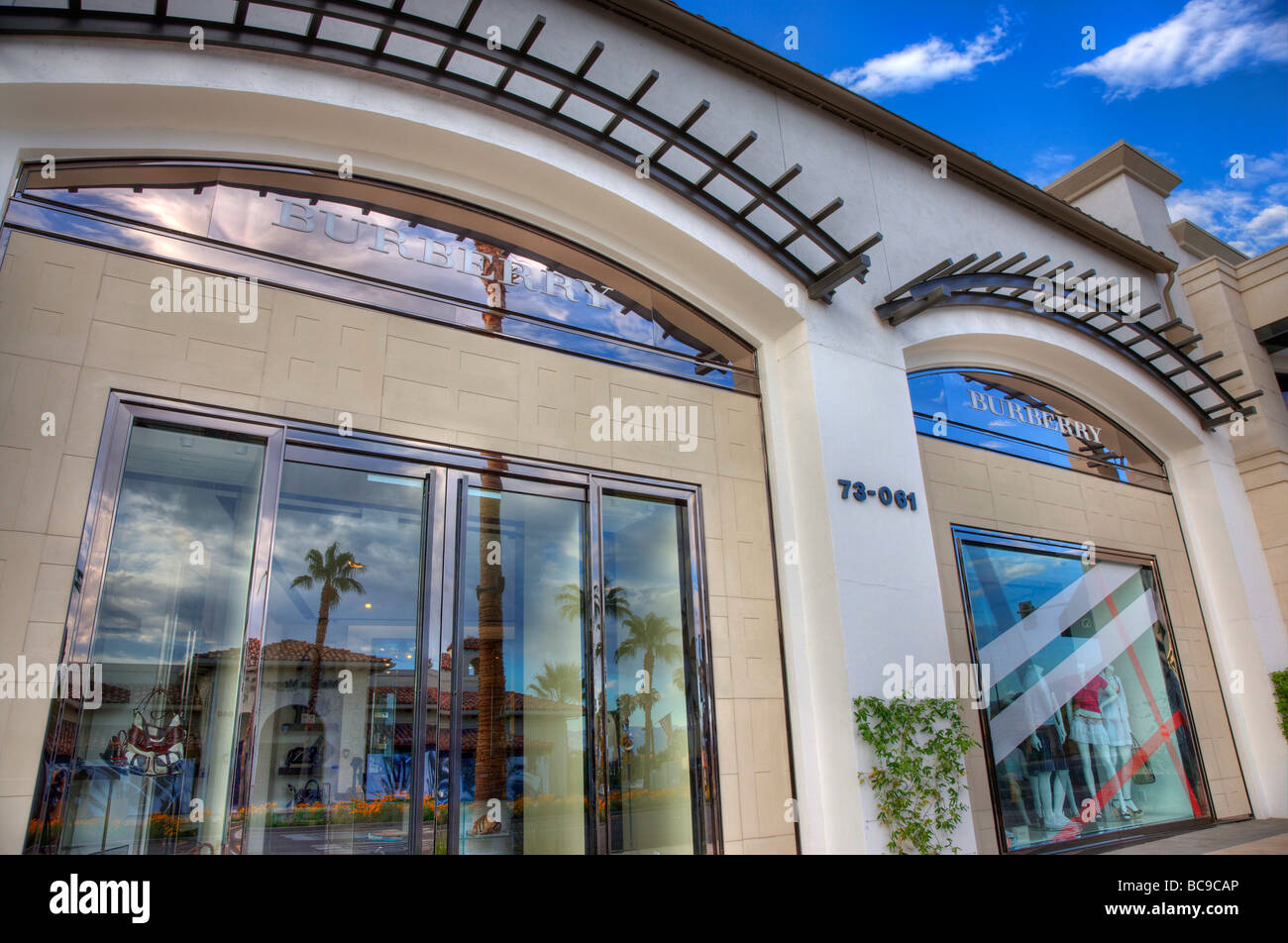 Shops on El Paseo, Palm Desert Stock Photo