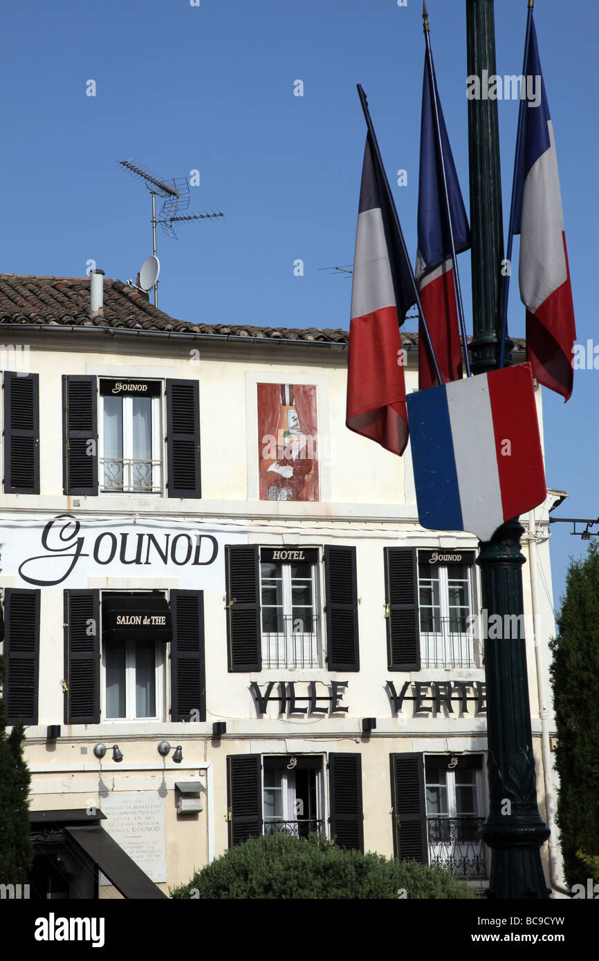 Hotel Gounod St Remy de Provence one time home of composer Charles Gounod Stock Photo