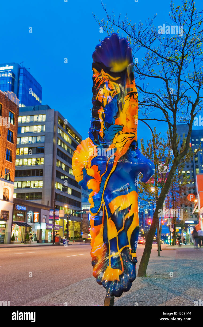 eagle art sculpture Vancouver British Columbia Canada Stock Photo Alamy