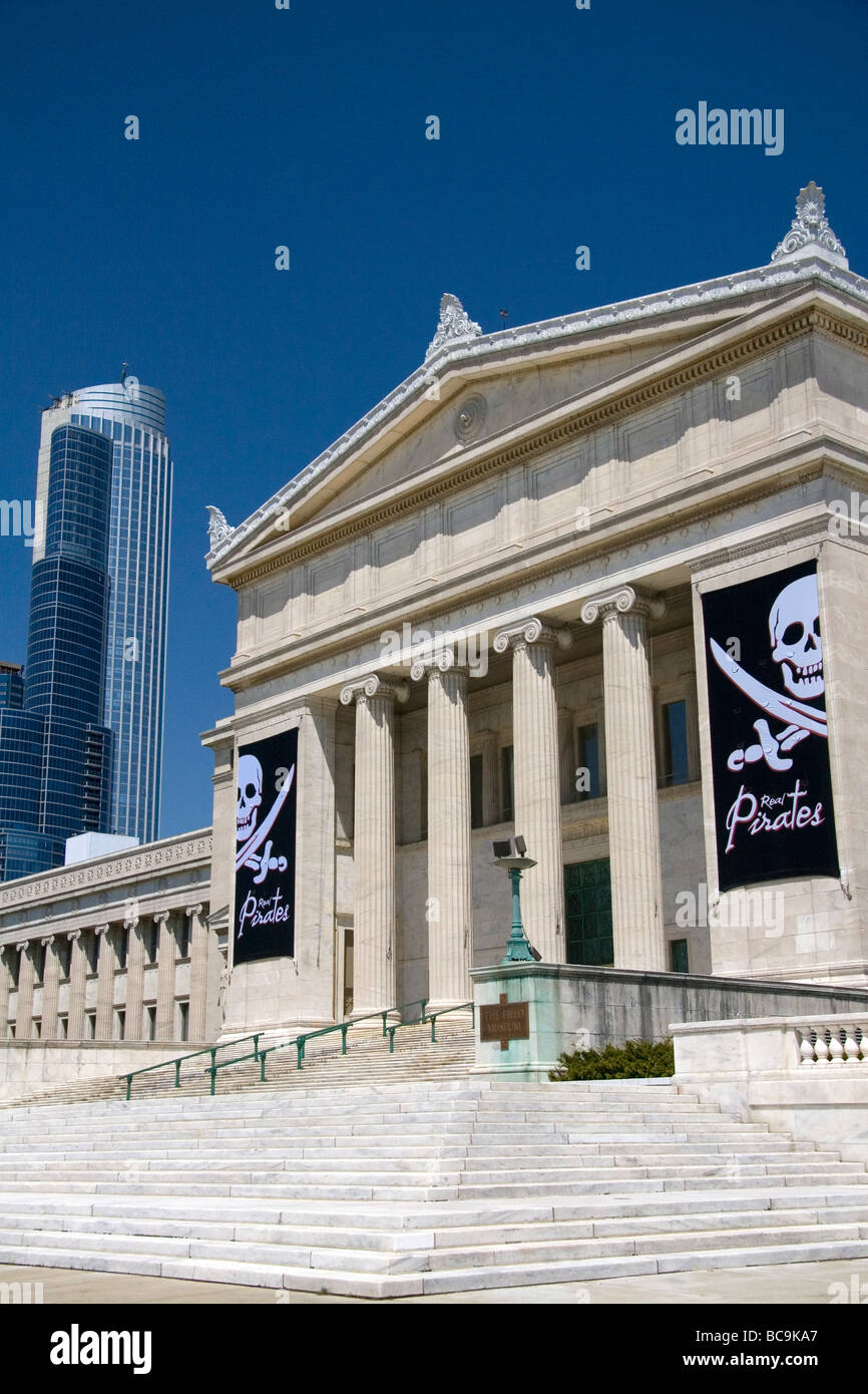 The Field Museum of Natural History located in Chicago Illinois USA  Stock Photo