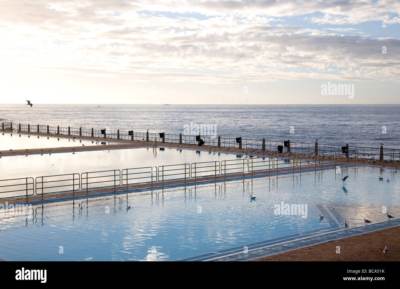 Pavillion, public swimming baths in Sea Point Cape Town Stock Photo