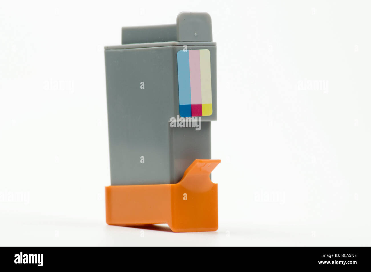 Cutout of a Generic colour ink cartridge on white background Stock ...