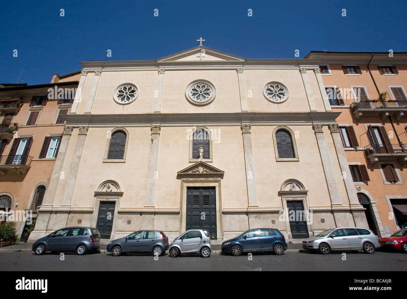 Church of Nostra Signora del Sacro Cuore Piazza Navona Rome Italy Stock Photo