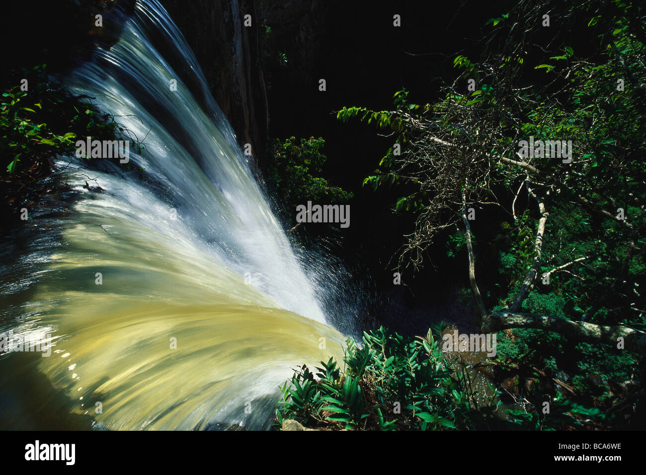 Bridal Veil Falls, Cascade, National Park Chapada dos Guimaraes, Water