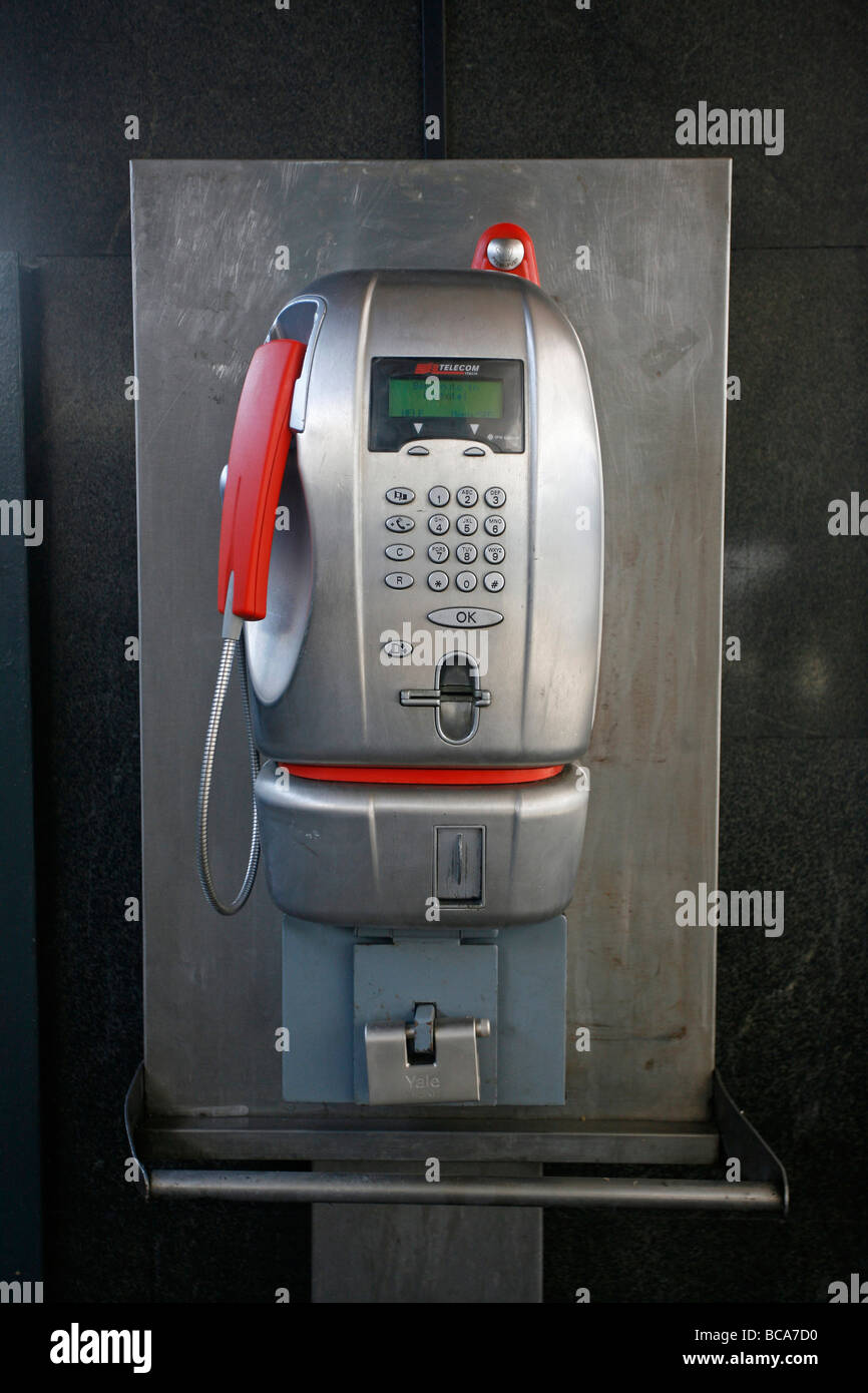 Public telephone in Rome Italy Stock Photo Alamy