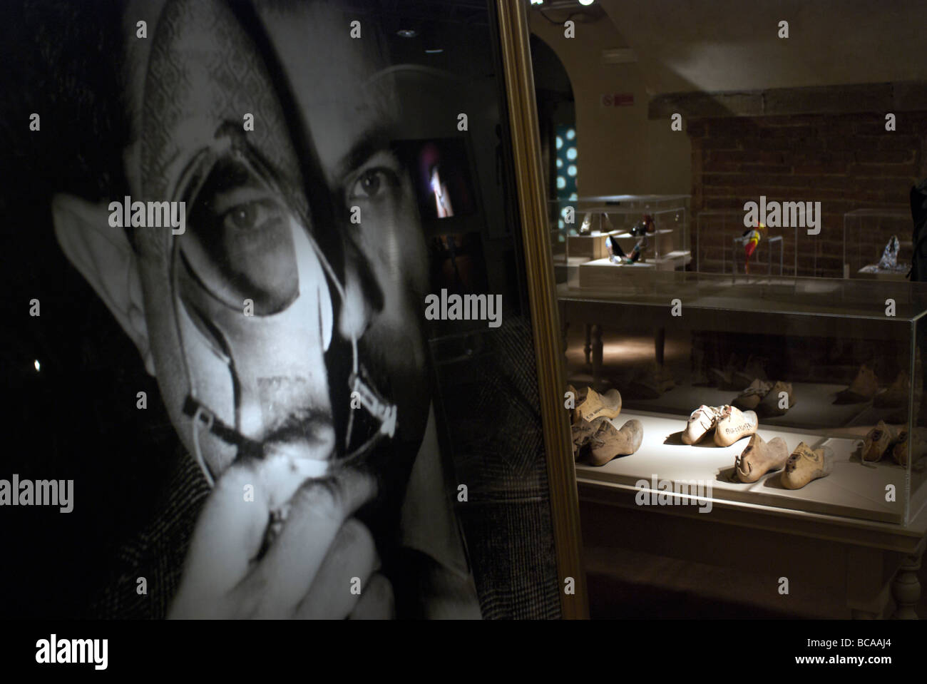 Exposition of Ferragamo's shoes. Opened in 1995 , the Salvatore