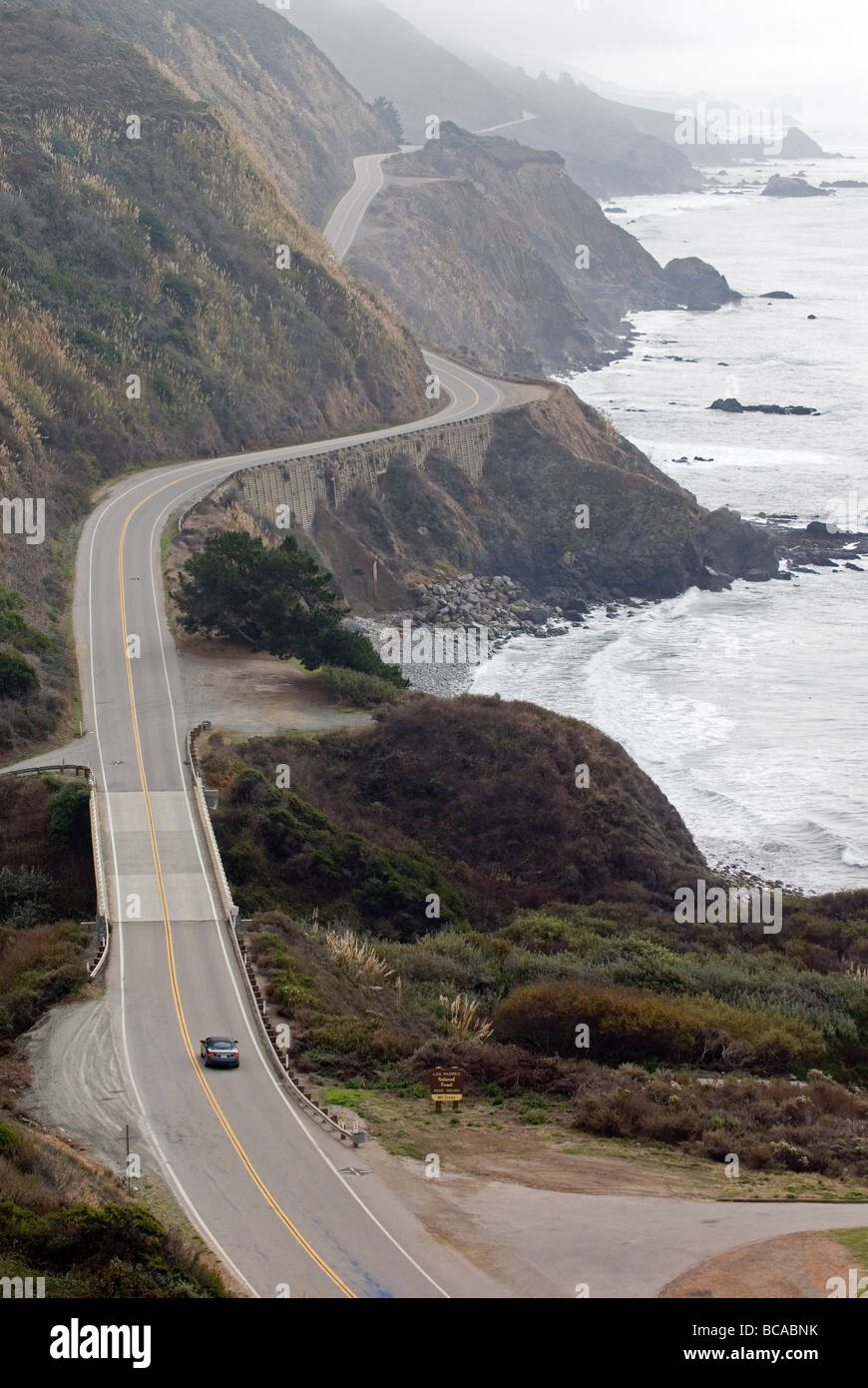 California Highway 1 or Pacific Coast Highway Stock Photo - Alamy