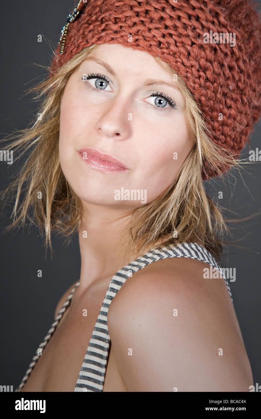 Shot stunning blonde girl hi-res stock photography and images - Alamy