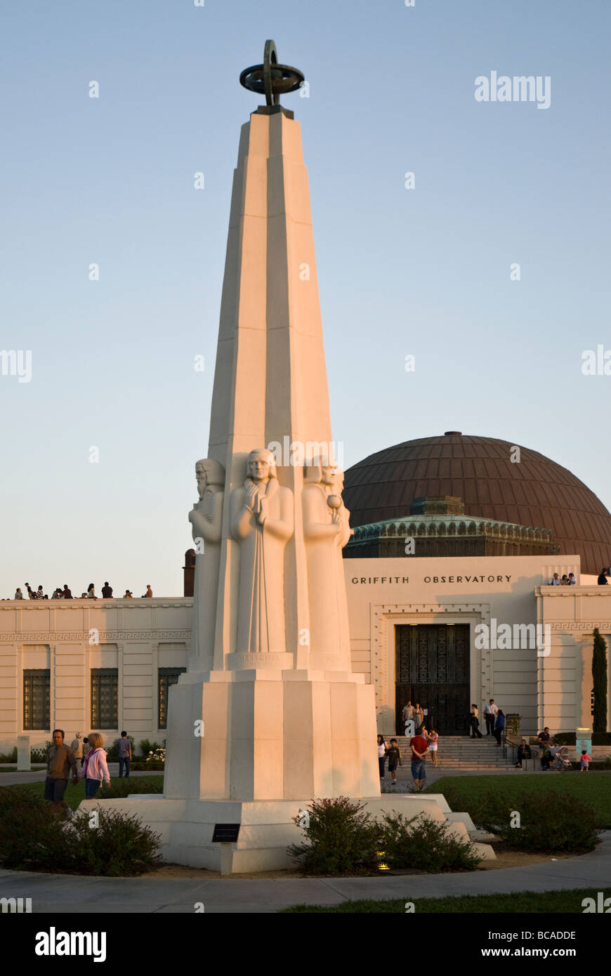 Griffith Observatory Griffith Park Los Angeles California Usa Stock