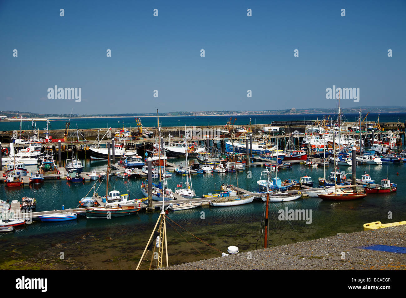 Newlyn Harbour, nr Penzance, Cornwall, England, UK Stock Photo Alamy