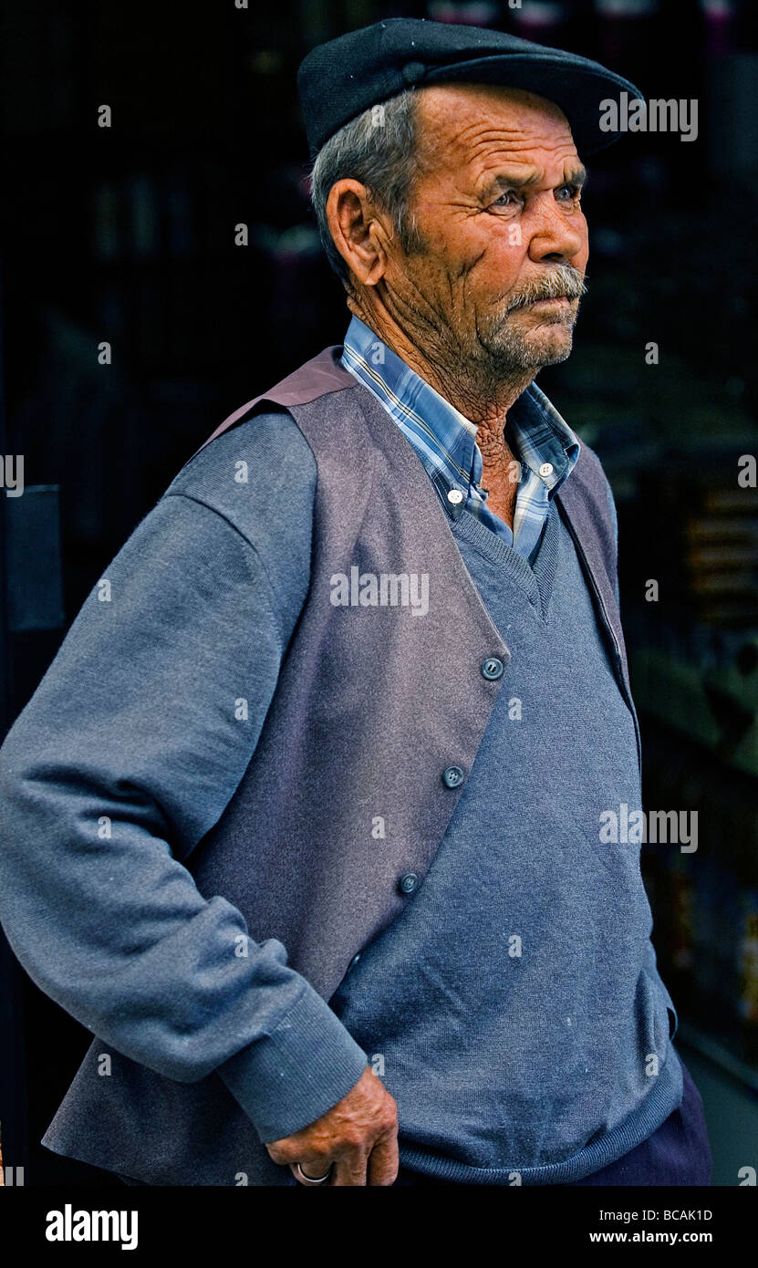 portrait of a turkish man in Ankara Stock Photo