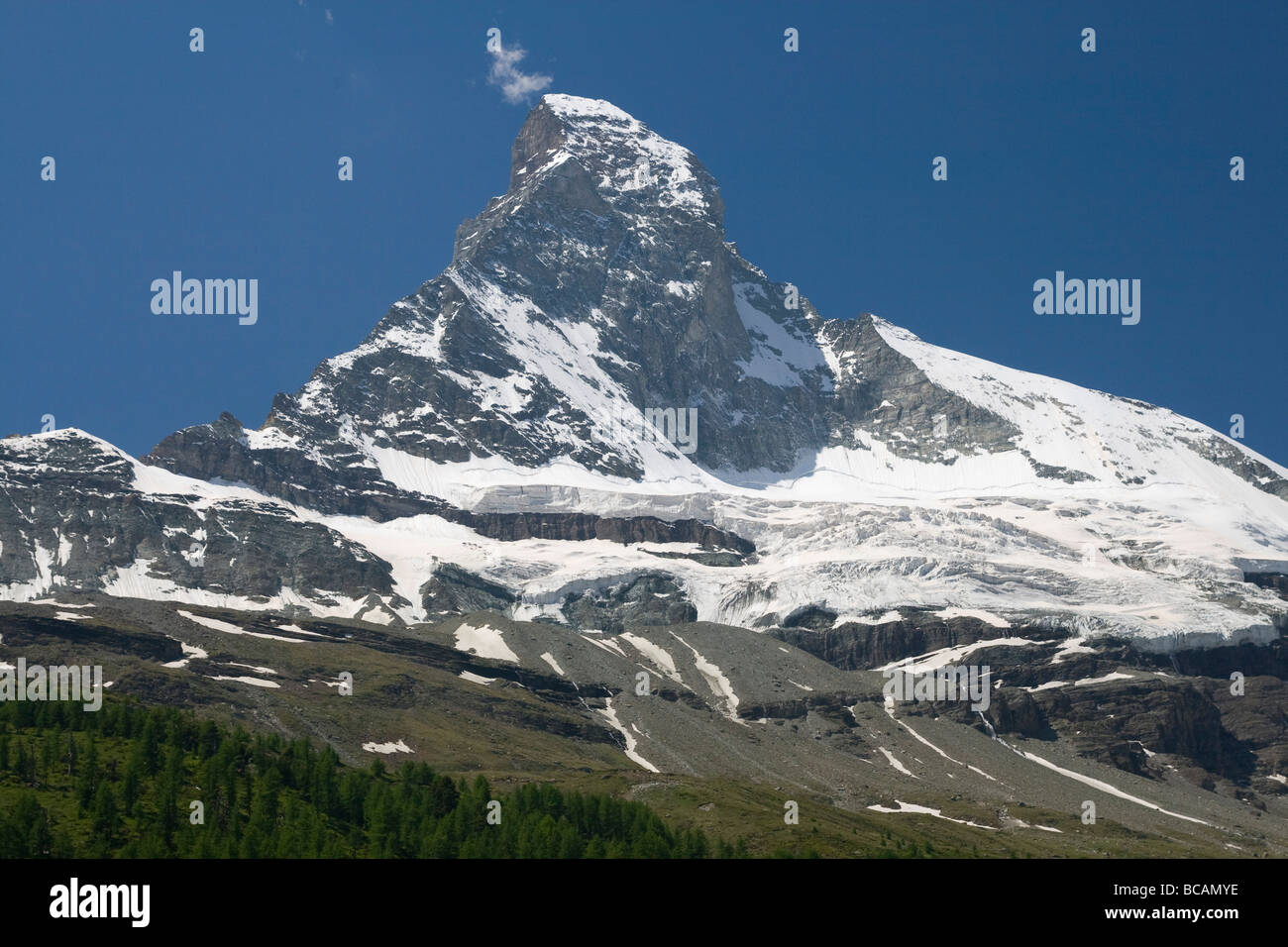 Matterhorn north face, Zermatt, Switzerland Stock Photo - Alamy