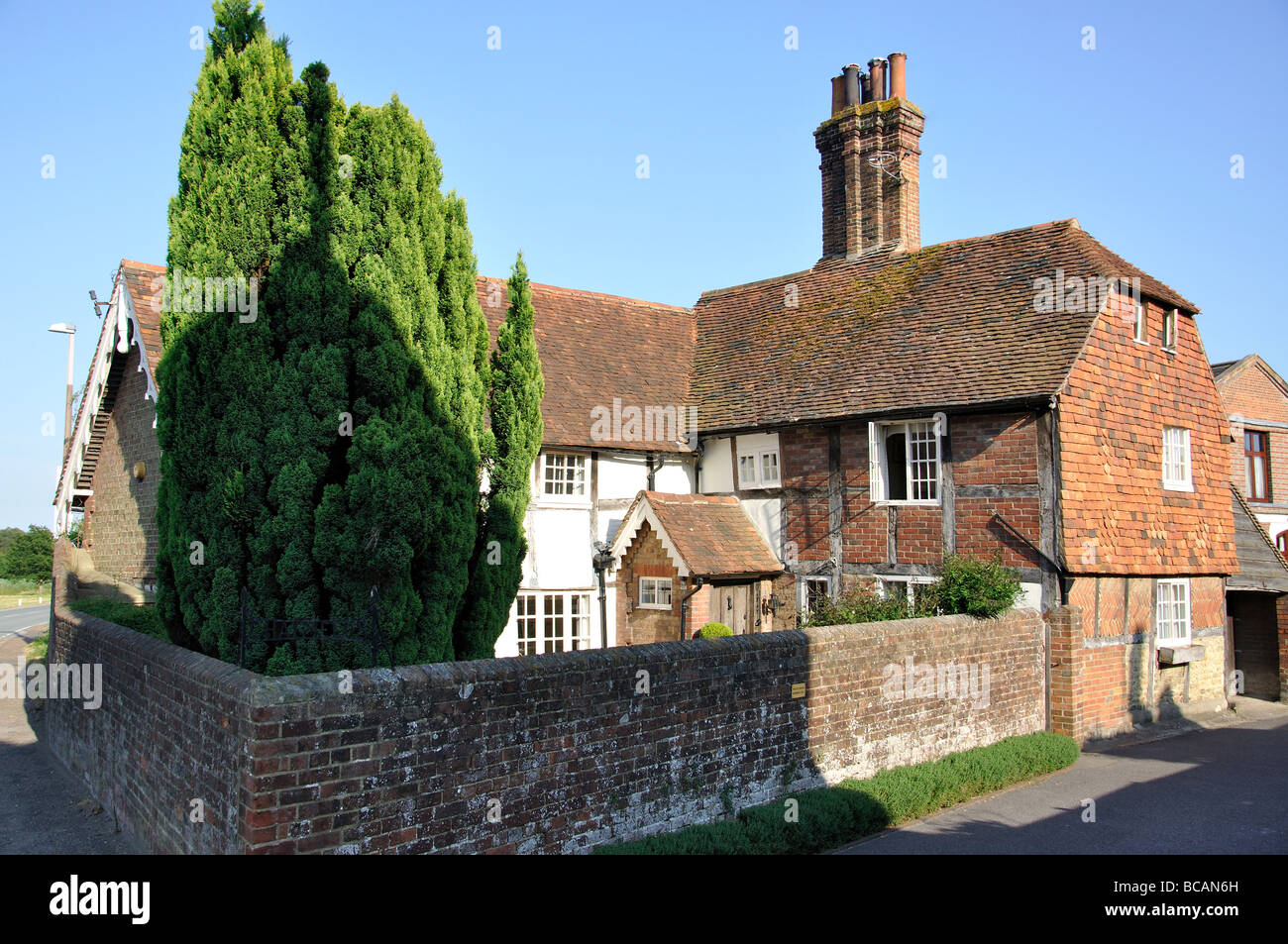 Period house, Golden Square, Henfield, West Sussex, England, United Kingdom Stock Photo