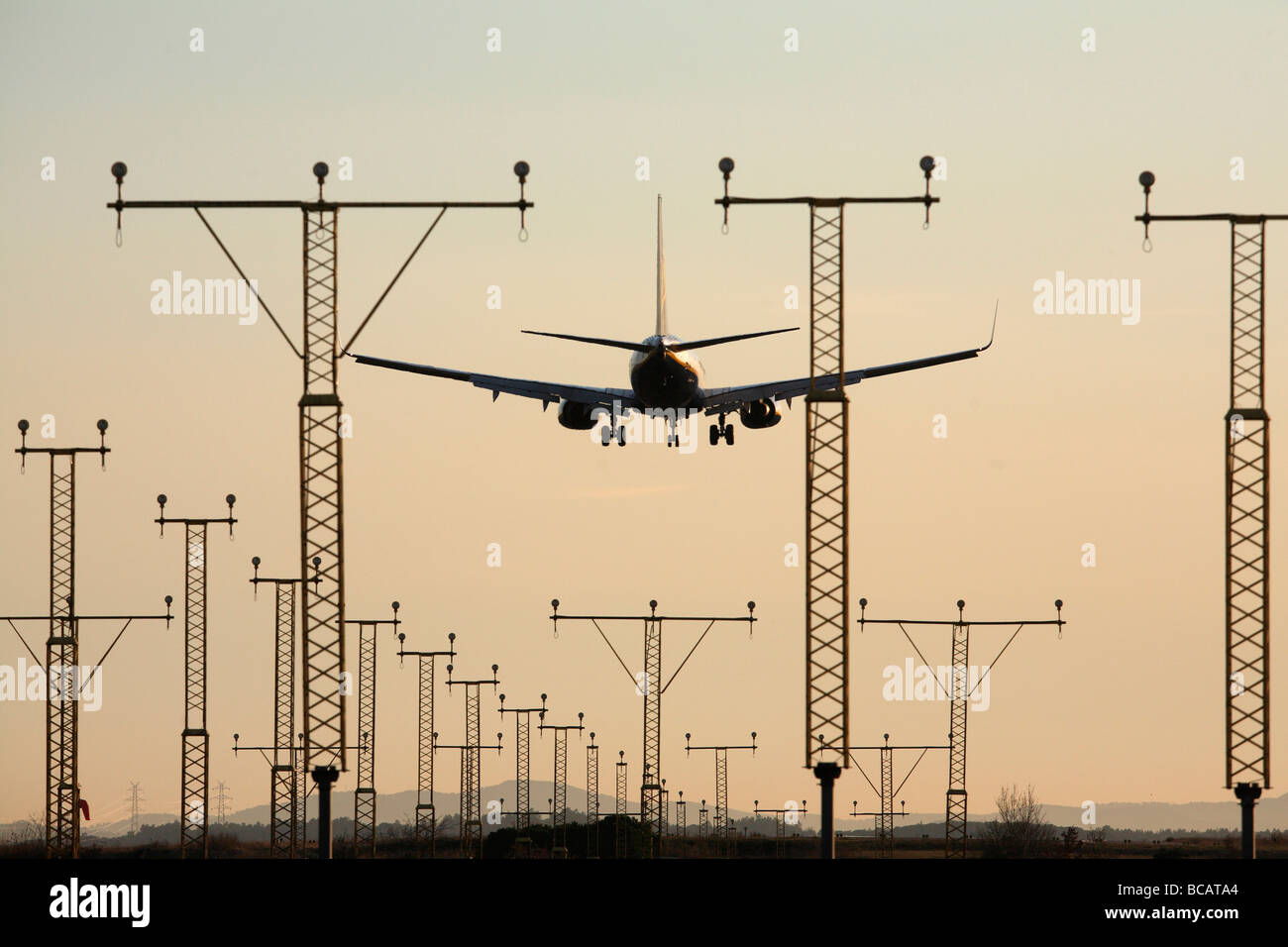 Airport of BarcelonaGironaCosta Brava Stock Photo Alamy