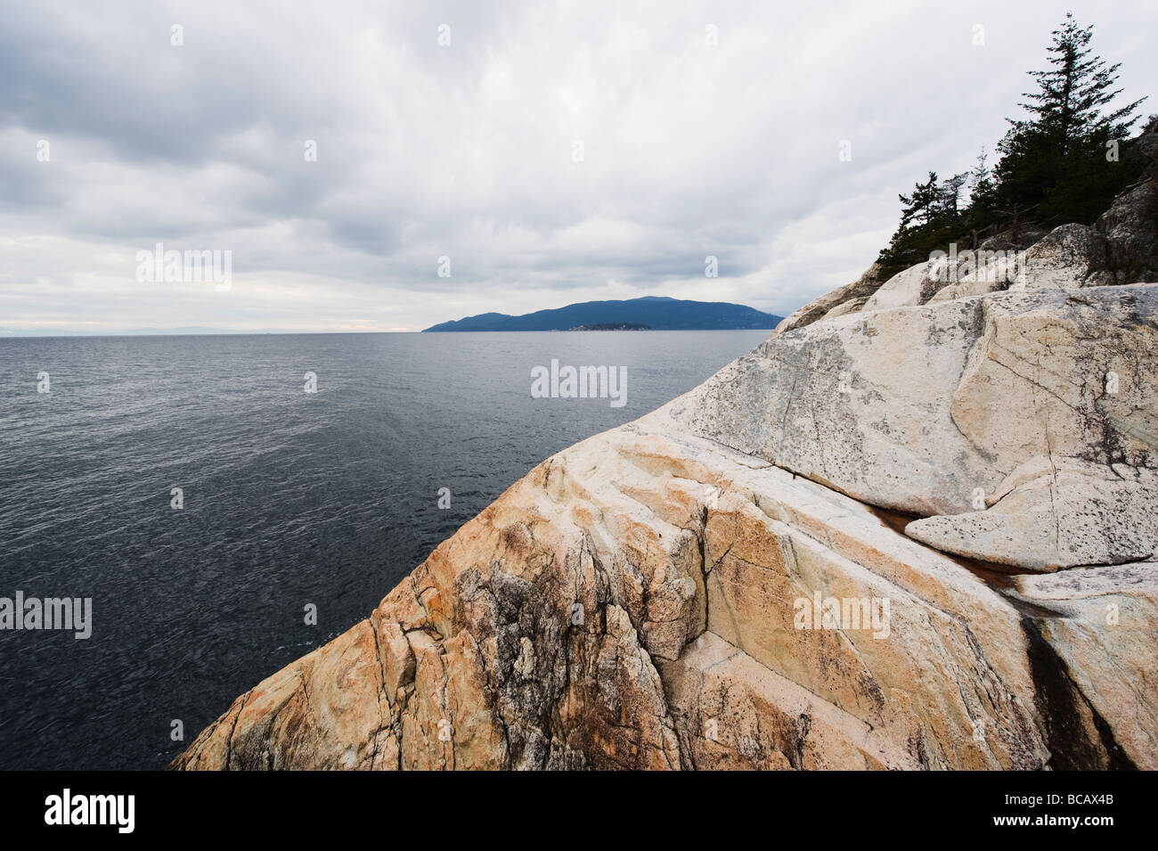 Point Atkinson on the Strait of Georgia Vancouver British Columbia Canada Stock Photo