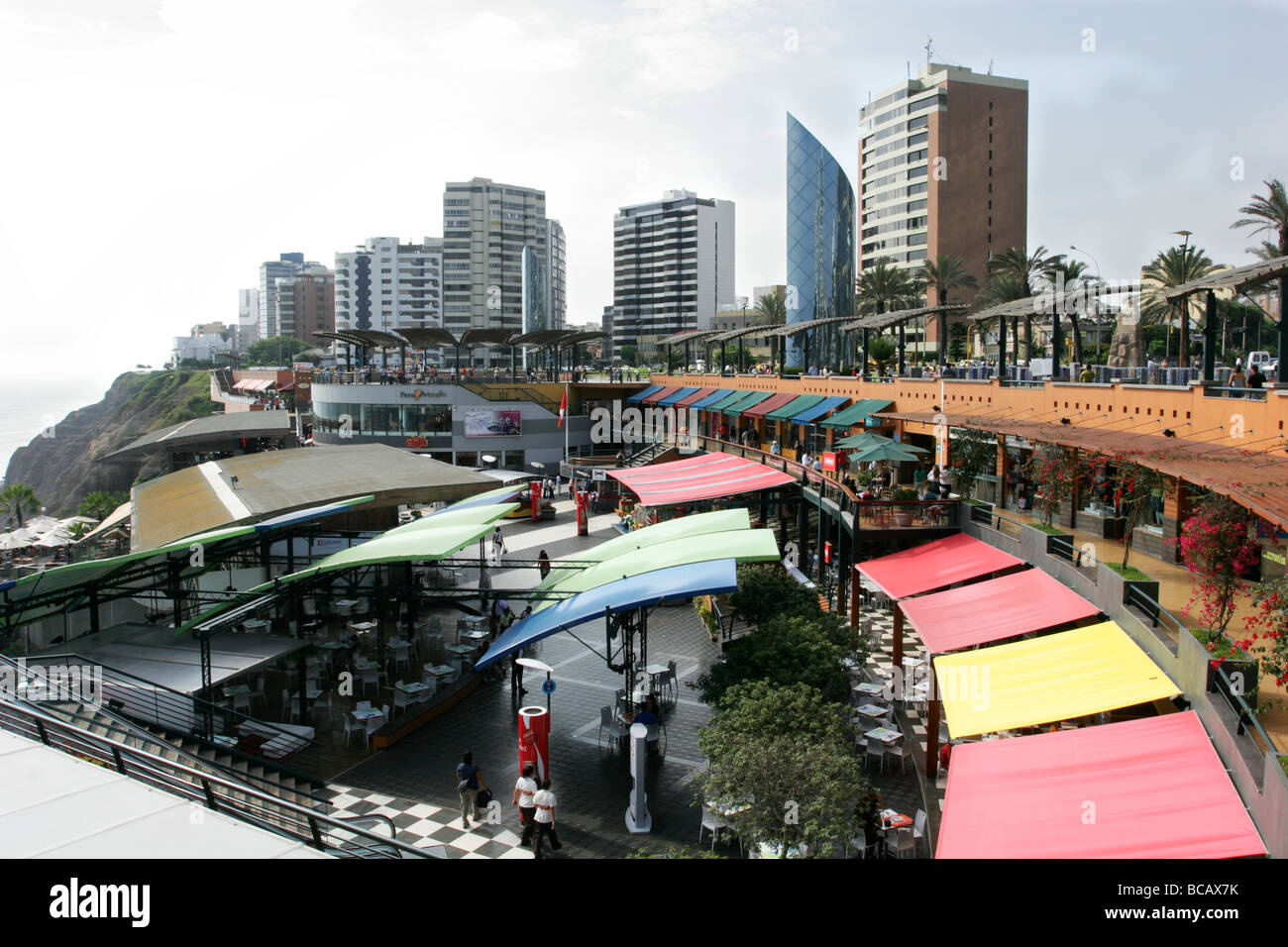Larcomar Shopping Center Miraflores Lima Peru Stock Photo - Alamy