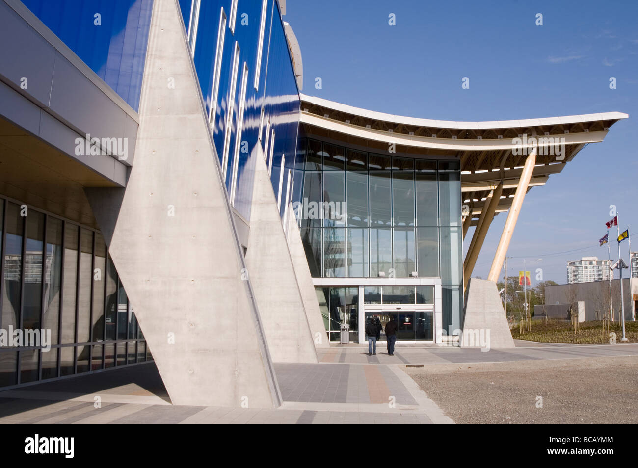 Building exterior of Richmond Olympic Oval, Richmond, British  Columbia, Canada Stock Photo