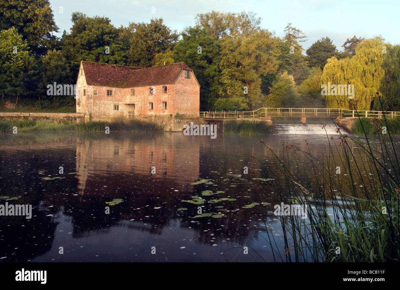 Sturminster Newton Mill at Dawn Stock Photo Alamy