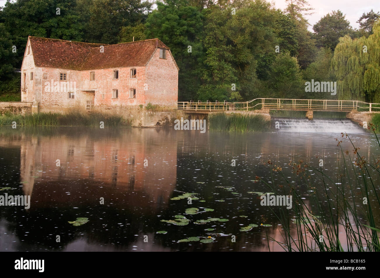 Sturminster Newton Mill at Dawn Stock Photo