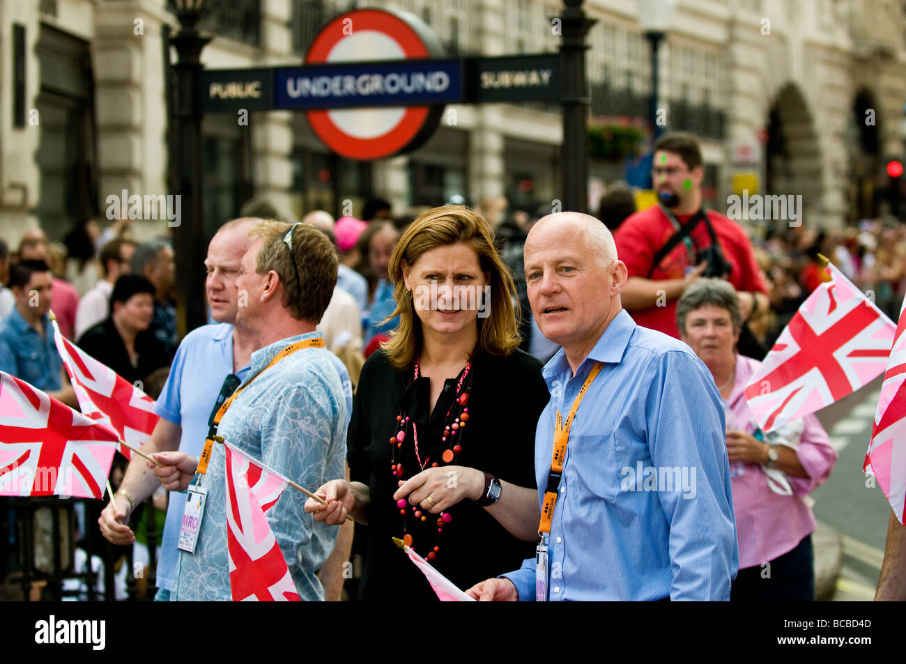The Gay Pride March in London.  Photo by Gordon Scammell Stock Photo