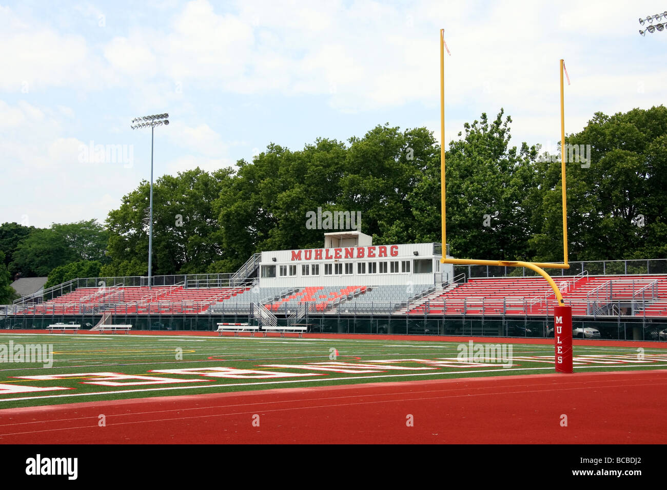 Muhlenberg College stadium Stock Photo