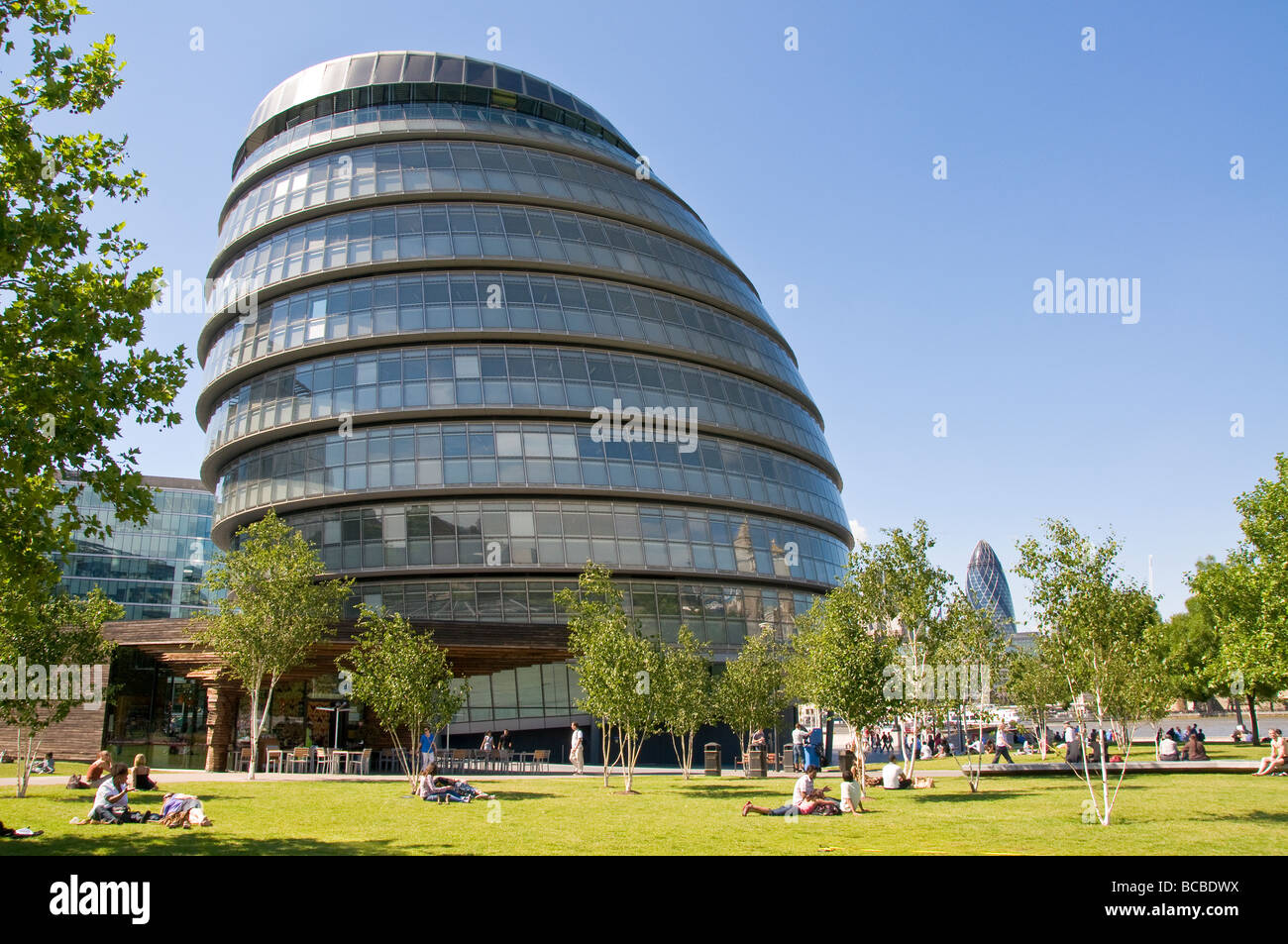The City Hall in London, home of the Greater London Authority (GLA) Stock Photo