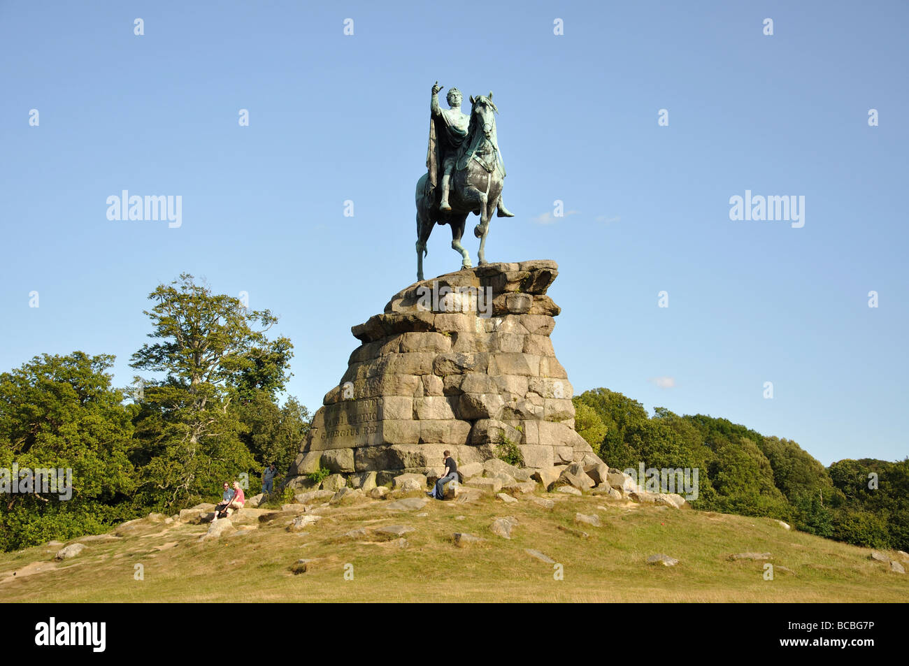 The 'Copper Horse' Statue of King III, Long Walk, Windsor Great
