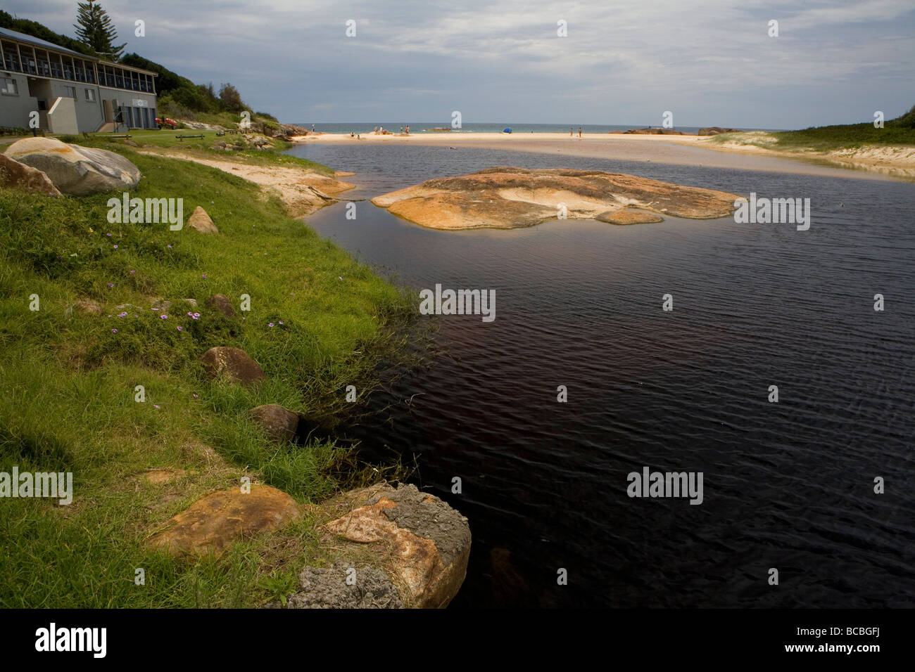 Lagoon beside the South West Rocks Surf Club Stock Photo - Alamy