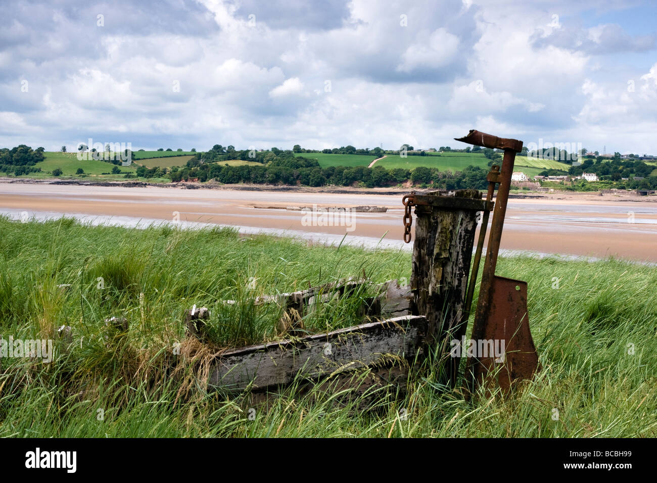 Wrecked Barges near the village of Purton Gloucestershire, on the Banks