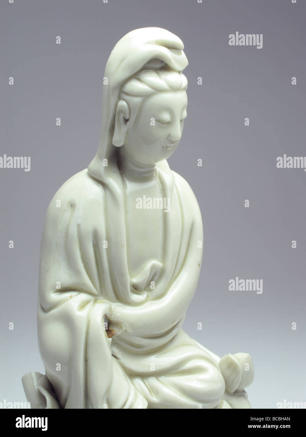 Antique Chinese porcelain blanc de chine Guanyin figure Stock Photo - Alamy