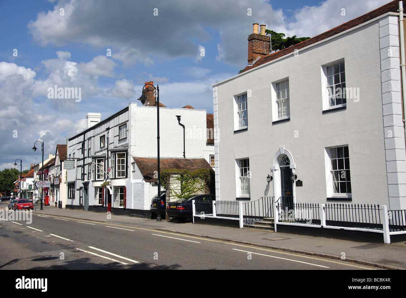 Period frontages, High Street, Ripley, Surrey, England, United Kingdom