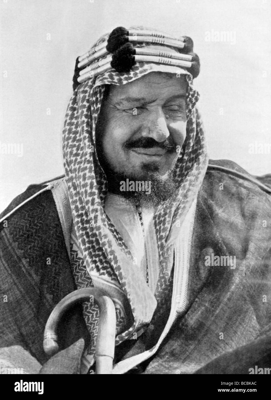 Saudi Arabia From Wells Of Ibn Sau'd - Abd Al Aziz Bin Abd Ar Rahman Al Faisal Wahhabi Stock Photo