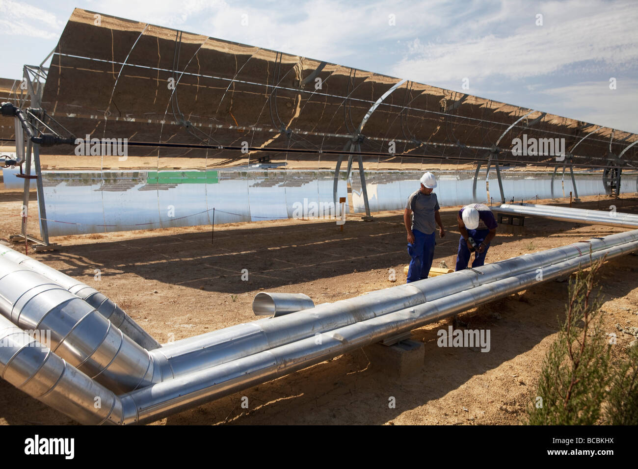 Electric plant built by the Spanish company Abengo in Sanlucar la Mayor