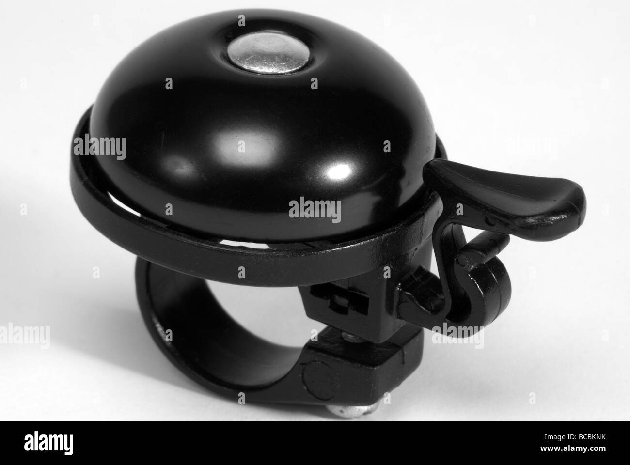 Cheap bicycle bell Stock Photo - Alamy