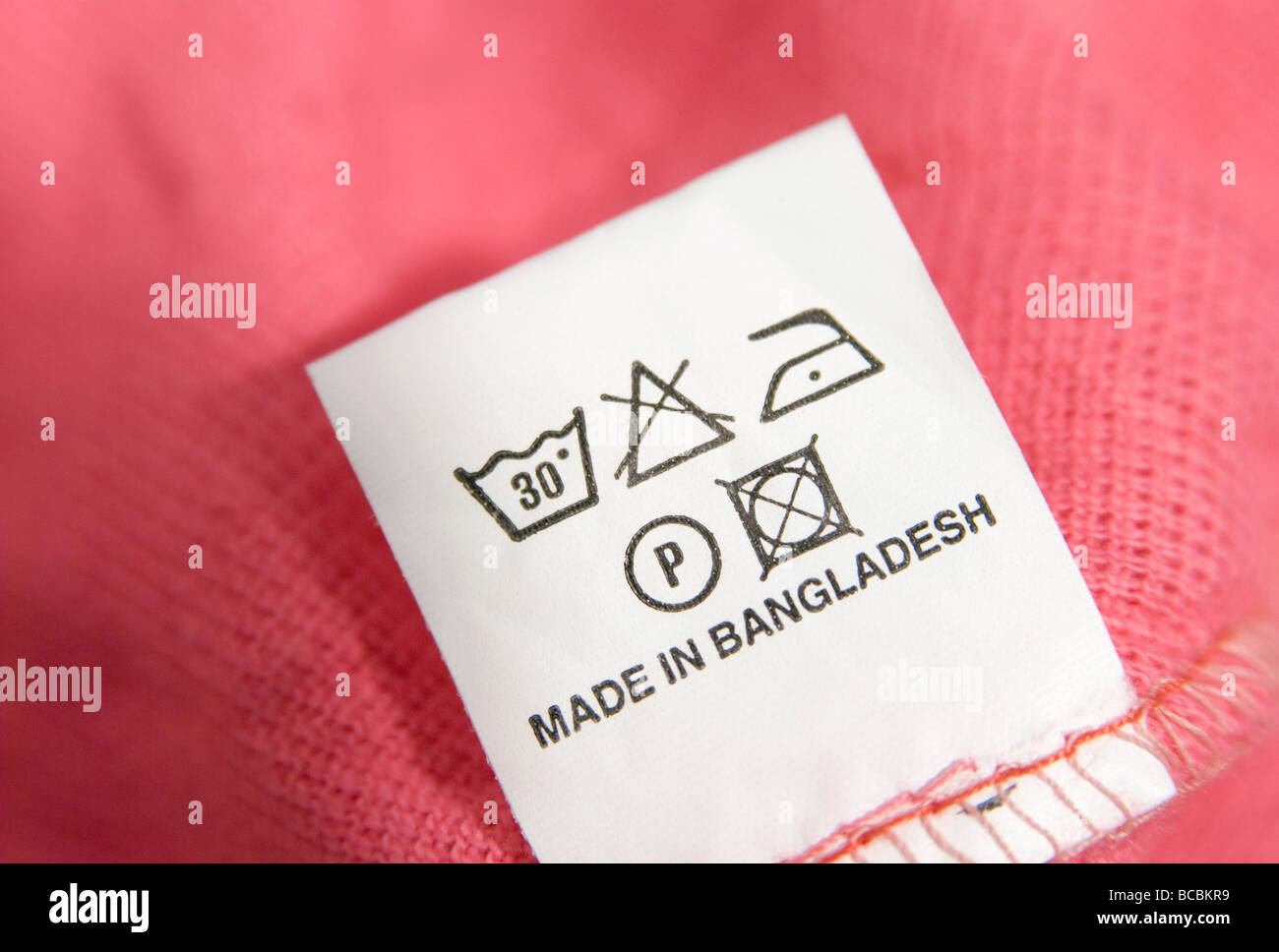 Made in bangladesh label in clothing hi-res stock photography and ...