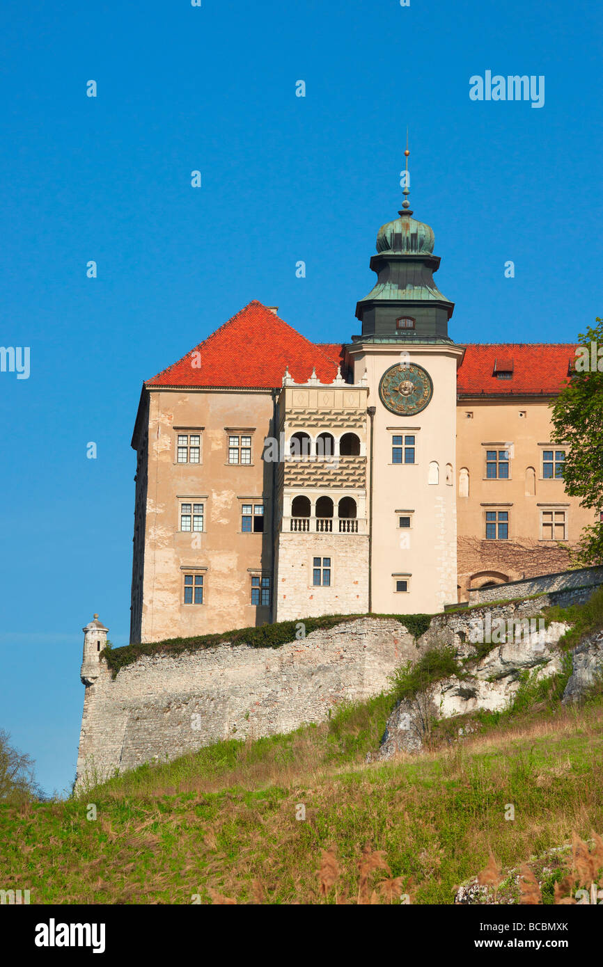Pieskowa Skala Castle Poland Stock Photo