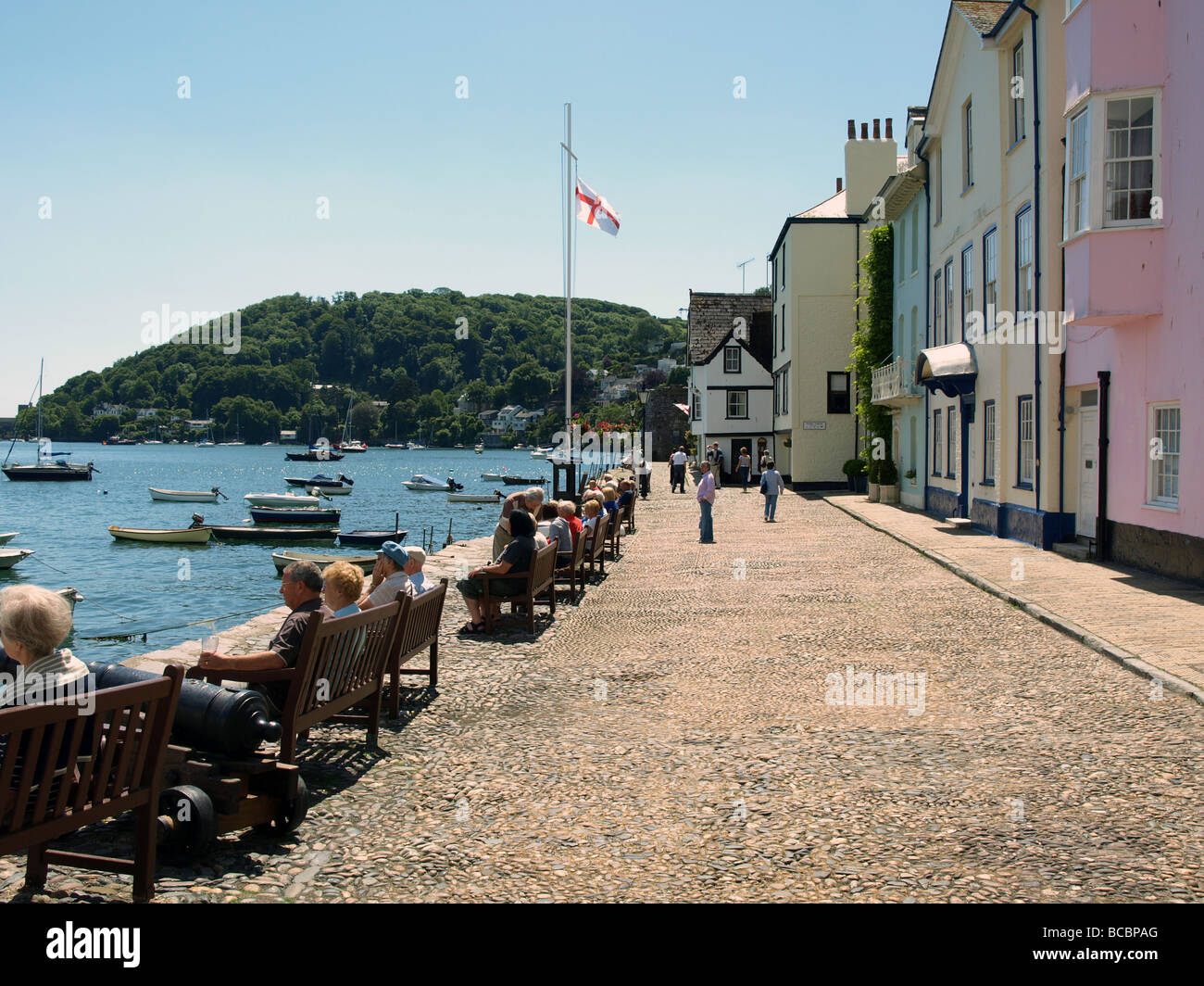 The old quay at Bayard's cove,Dartmouth,Devon Stock Photo Alamy