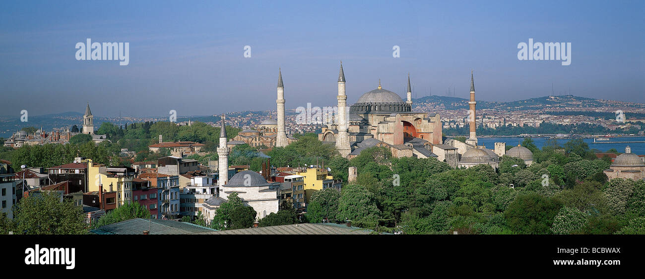 Turkey, Marmara region, Istanbul, Hagia Sophia moque listed as World Heritage by UNESCO Stock Photo