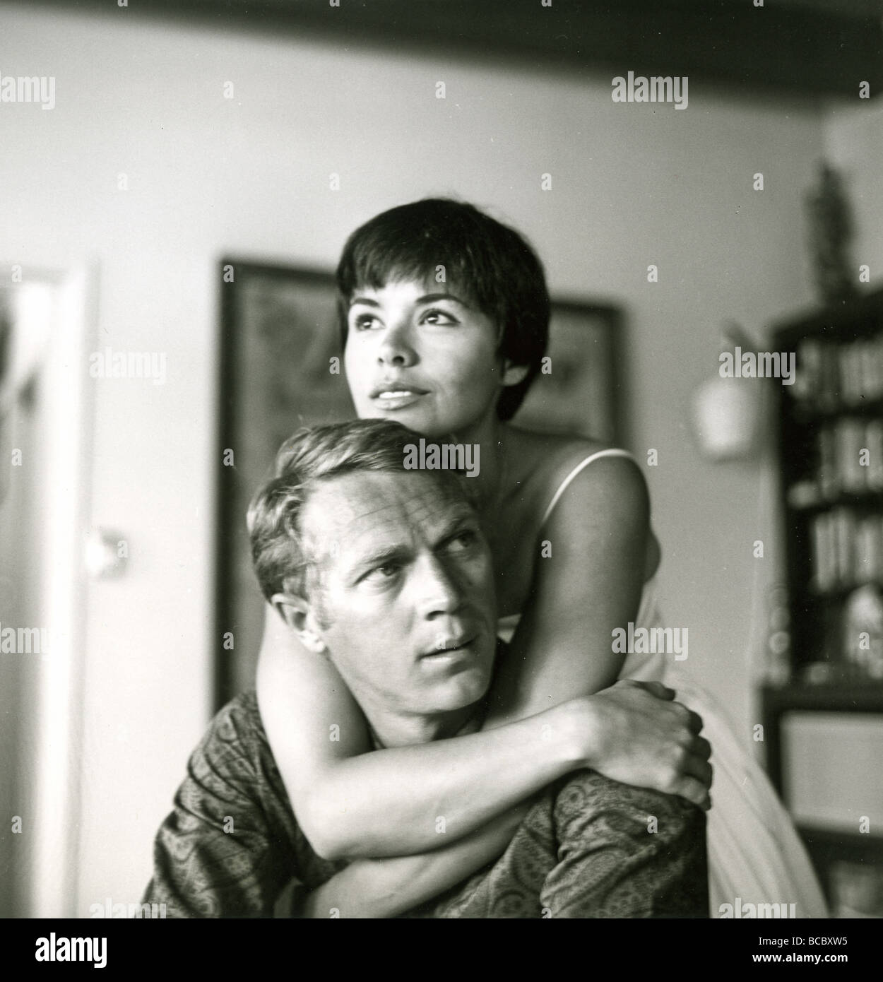 STEVE McQUEEN and first wife Nellie Adam about 1958 Stock Photo - Alamy