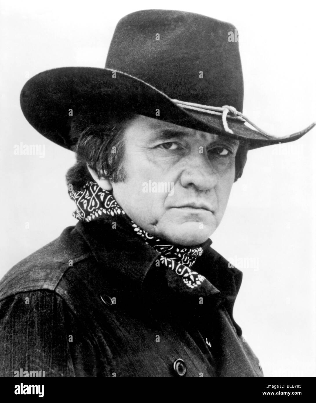 Johnny Cash Black And White Portrait