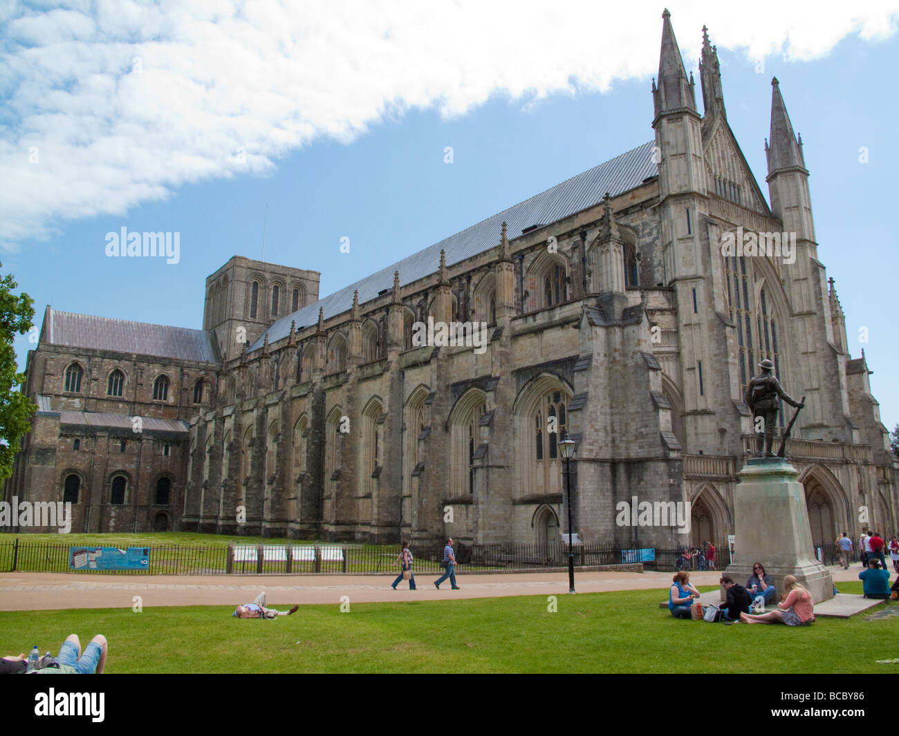 Winchester Cathedral in Hampshire, Diocese of Winchester, Church of